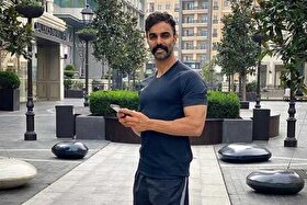 دیدار مهدی ماهانی، بازیگر با خانواده شهدای مدرسه میناب + تصاویر