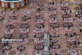 مراسم «فرشتگان مقاومت» با حضور ۱۲ هزار قرآن‌آموز در حرم مطهر رضوی برگزار شد + فیلم