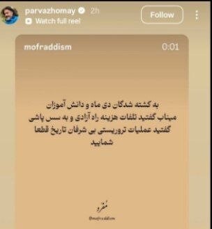 طعنه پرواز همای به سس پاشیدن روی پهلوی + عکس