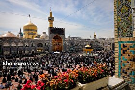 اجتماع «مشت‌های گره‌کرده» با حضور ۴۰ هزار نوجوان در حرم مطهر رضوی برگزار شد + فیلم