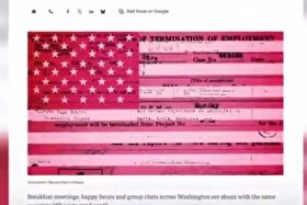 موشن‌گرافی | موج استعفا و اختلاف در امریکا