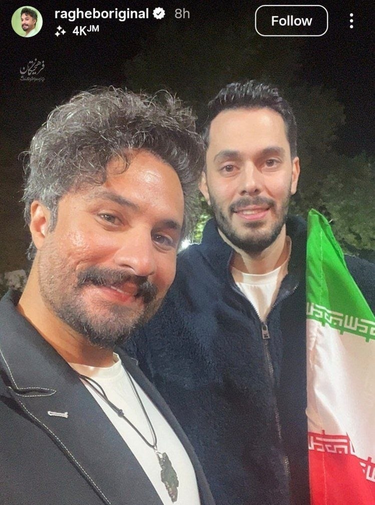 «مصطفی راغب» در تجمعات شبانه مردمی + عکس