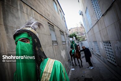گزارش تصویری | کاروان اعلام عزای ماه محرم در مشهد