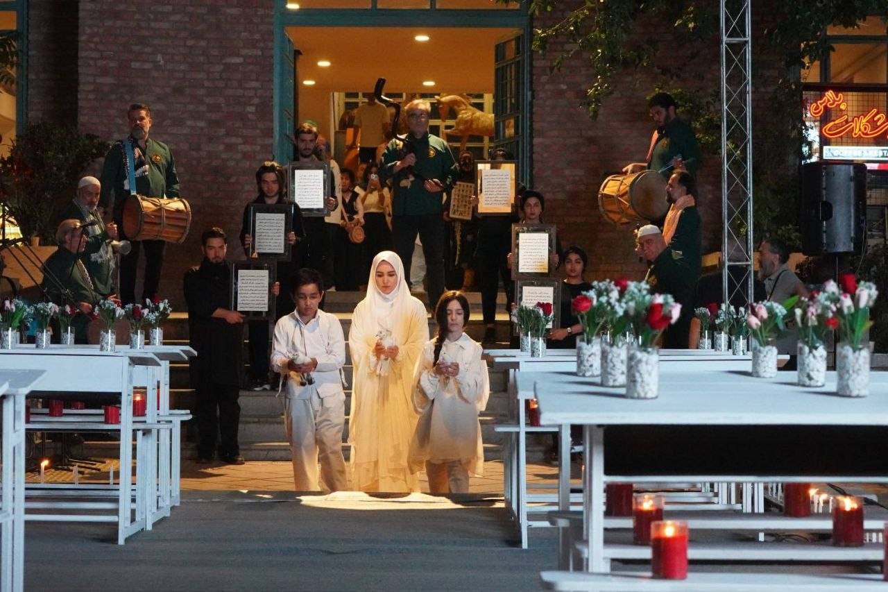 یادبود شهدای مدرسه میناب در خانه هنرمندان برگزار شد (۴ خرداد ۱۴۰۵) + تصاویر