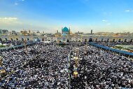 ویدئو | تصاویر هوایی از مراسم دعای عرفه در حرم مطهر رضوی (۵ خردادماه ۱۴۰۵)