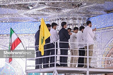 گزارش تصویری | اقامه نماز عید سعید قربان در حرم مطهر رضوی