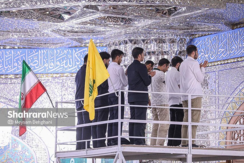 گزارش تصویری | اقامه نماز عید سعید قربان در حرم مطهر رضوی
