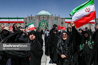 گزارش تصویری | مشهد در انتظار وداع با رهبر شهید