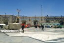آتش سوزی در کارگاه ساختمانی در حرم امام رضا(ع) | حریق به سرعت مهار شد + فیلم و عکس (۲۵ تیر ۱۴۰۵)