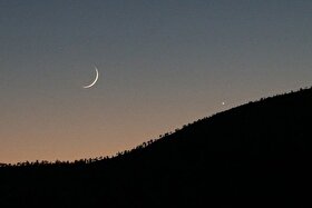 مقارنه ماه و زهره امشب در آسمان ایران | بهترین زمان و ساعت مشاهده