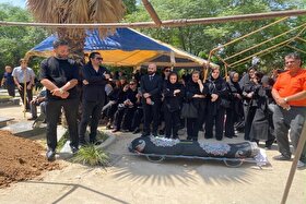 پیکر شاپور رحیمی امروز در قطعه هنرمندان به خاک سپرده شد