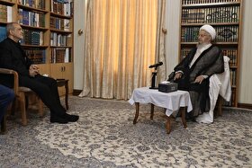 آیت‌الله مکارم شیرازی در دیدار با رئیس جمهور: نباید اجازه داده شود برخی افراد سودجو بر مردم فشار وارد کنند
