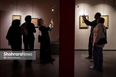 گزارش تصویری | نمایشگاه خوشنویسی گلاب اشک ۴