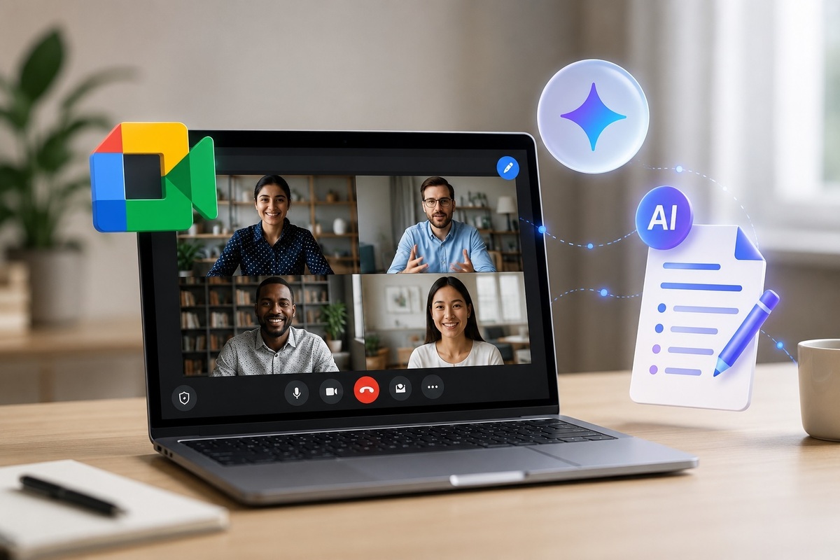 Google Meet با هوش مصنوعی Gemini از جلسات آنلاین خلاصه تهیه می‌کند + نحوه فعال‌سازی