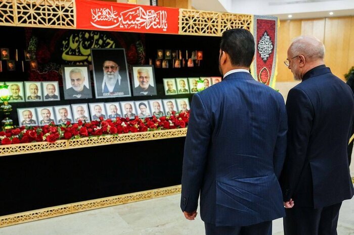 نخست وزیر عراق با قالیباف دیدار کرد (یکم تیرماه ۱۴۰۵) نخست وزیر عراق با قالیباف دیدار کرد (یکم تیرماه ۱۴۰۵)