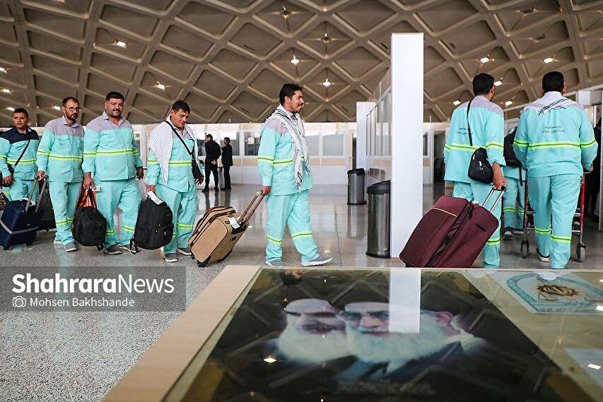 گزارش تصویری | استقبال از کاروان خدام الحسین