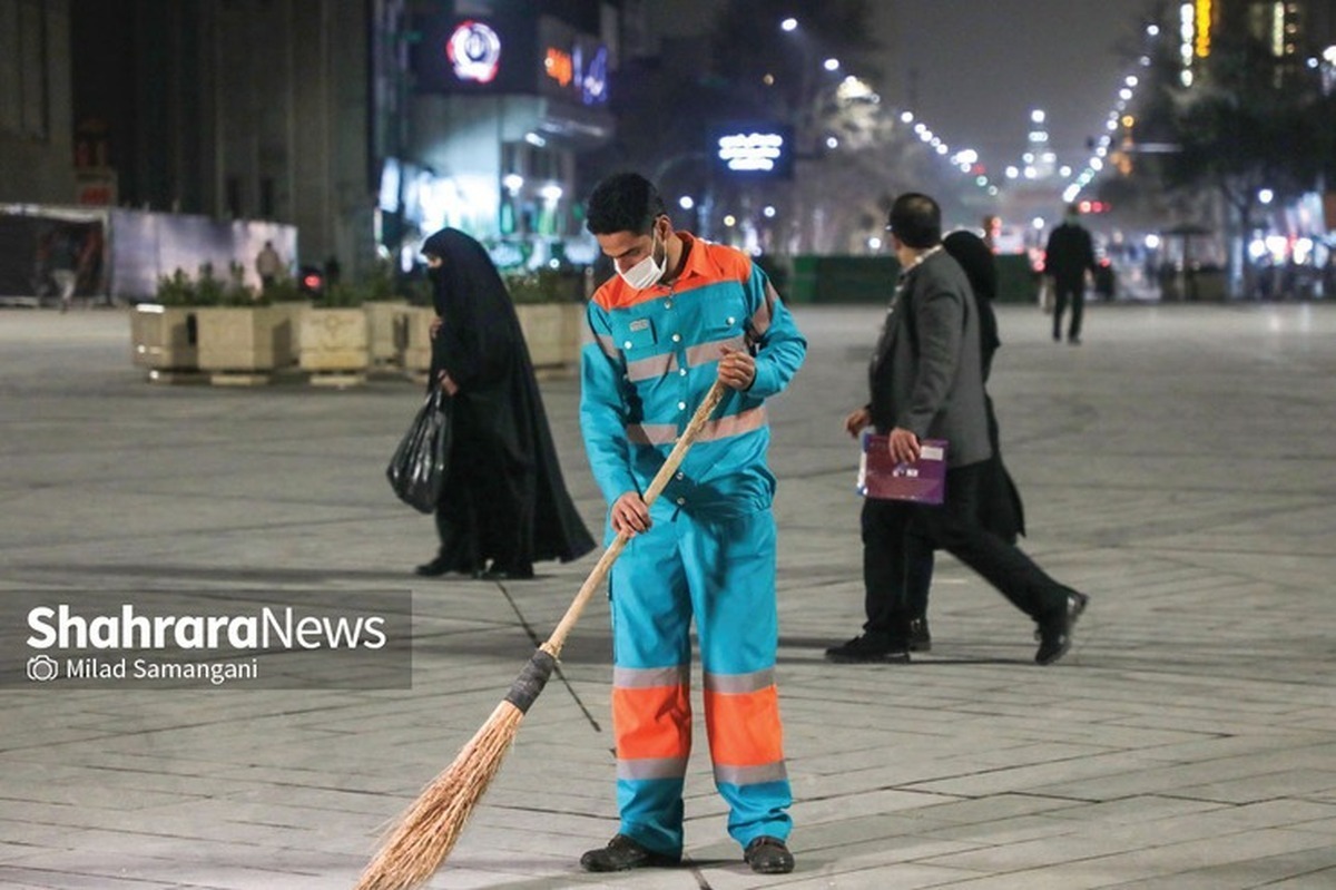 آماده&zwnj;باش ۱۰۰ درصدی نیرو&zwnj;های خدمات شهری شهرداری مشهد | پیش&zwnj;بینی افزایش ۴۰۰ چشمه سرویس بهداشتی در شرایط ویژه انجام شده است