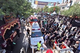 حریق یک مجتمع اقامتی در مشهد (۲۲ مرداد ۱۴۰۵) | ۲۰۰ نفر نجات یافتند