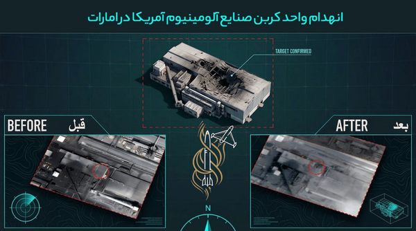 به‌روزرسانی جدید از ضربات ایران بر ستون فقرات آمریکا + تصاویر