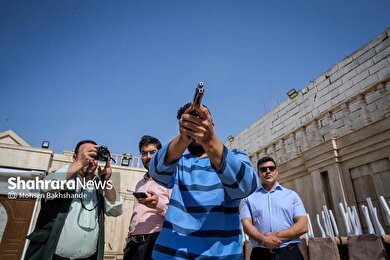 گزارش تصویری | بازسازی صحنه قتل قهرمان کراسفیت خراسان