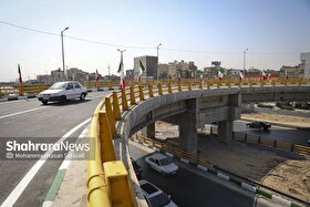 دوربرگردان غیرهمسطح شرقی ابوطالب مشهد بهره‌برداری شد + فیلم