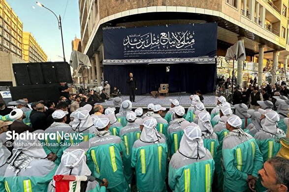 آغاز رسمی خدمات‌رسانی نیرو‌های خدمات شهری مشهد در نجف اشرف (۳ مرداد ۱۴۰۵) + فیلم و عکس
