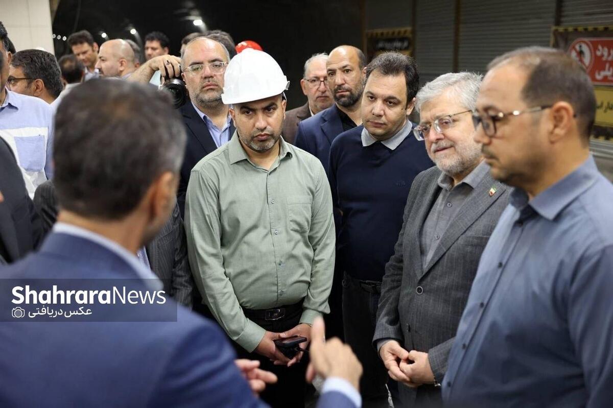 شهردار مشهد مقدس: ایستگاه بسیج خط سه مترو به زودی به صورت آزمایشی بهره‌برداری خواهد شد | اخذ ترک تشریفات برای ادامه پروژه خط سه قطار شهری