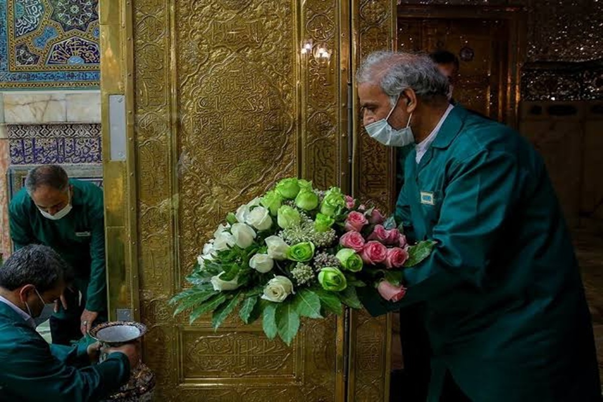 ویدئو | خادمان رضوی، میهمان عتبه مقدسه کاظمین در آستانه اربعین حسینی