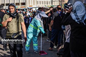 ویدئو | پیام مشترک خادمان شهرداری مشهد در نجف اشرف: خدمت به زائران اربعین، زیارت ماست