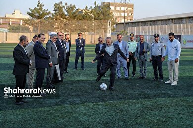گزارش تصویری | افتتاح مجموعه ورزشی زندان مشهد با حضور رییس سازمان زندانهای کل کشور