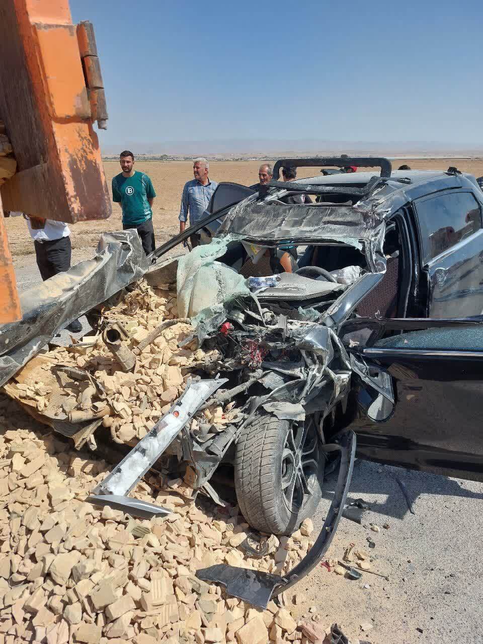 تصادف مرگبار خودروی X22 با کامیون پارک شده در کمربند سبز مشهد + عکس (۱۷ شهریور ۱۴۰۵) تصادف مرگبار خودروی X22 با کامیون پارک شده در کمربند سبز مشهد + عکس (۱۷ شهریور ۱۴۰۵)