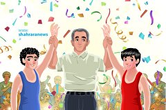 داستان کودک درباره کشتی پهلوانی | مانند دو قهرمان پهلوان