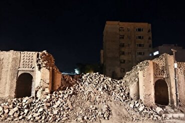اعتراض هنری به تخریب یک بنای تاریخی در سبزوار | نوای غم قوشمه و دهل بر ویرانه‌های پادگان روس‌ها در دیار سربداران + فیلم