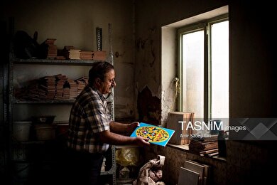 گزارش تصویری | کاشی هفت رنگ مکتب شیراز