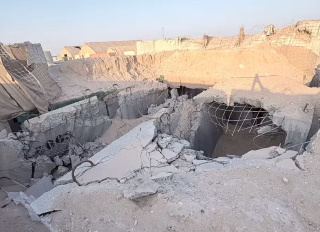 تصاویری از خسارات سنگین پایگاه آمریکا در کویت در پی حملات ایران