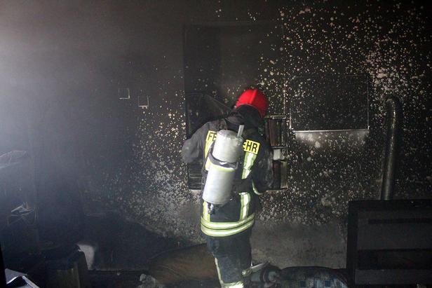 زوج میانسال مشهدی در آتش بی احتیاطی سوختند + تصاویر