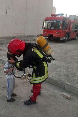 آتش سوزی مهیب