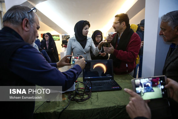 پدیده خورشیدگرفتگی ۵ دی ماه +تصاویر و ویدئو