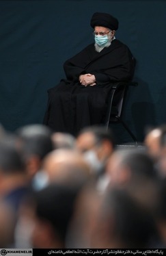 عزاداری شهادت حضرت‌ زهرا‌ (س) با حضور رهبر معظم انقلاب + تصاویر