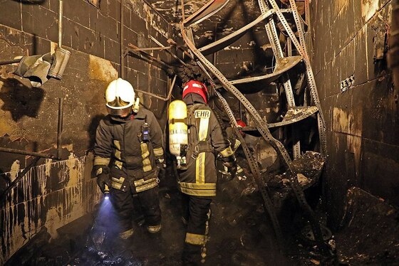 اطفای حریق ۳۰ سیلندر گاز و پیکنیک در مشهد + تصاویر