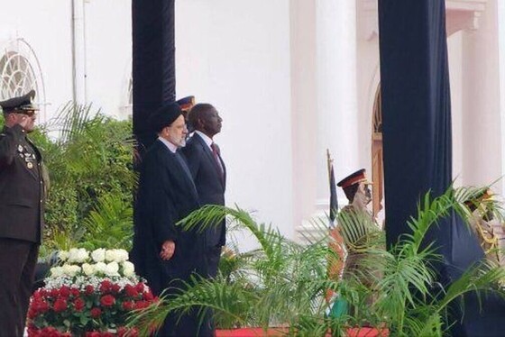 استقبال رسمی رئیس‌جمهور کنیا از رئیس جمهور ایران+ فیلم و تصاویر