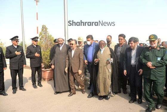 شیخ ابراهیم زکزاکی، رهبر شیعیان نیجریه وارد مشهد شد + فیلم و تصاویر