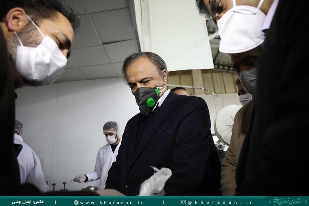 یک واحد تولید ماسک در شهرک صنعتی مشهد به بهره‌برداری رسید