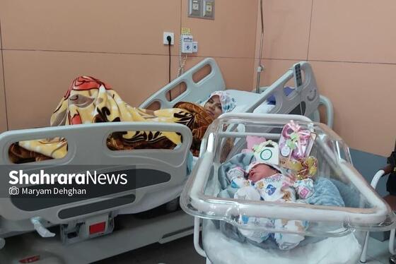 بازدید بانوان خادم از بیمارستان بنت الهدی در روز ولادت حضرت معصومه(س)