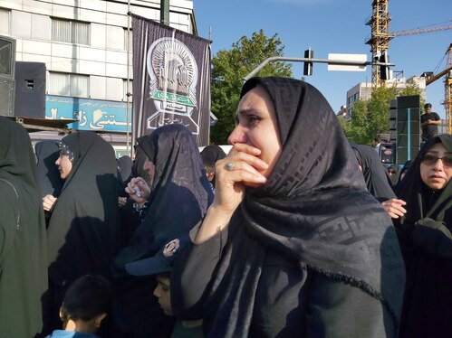 تجمع بانوان مشهدی در مراسم شهید جمهور