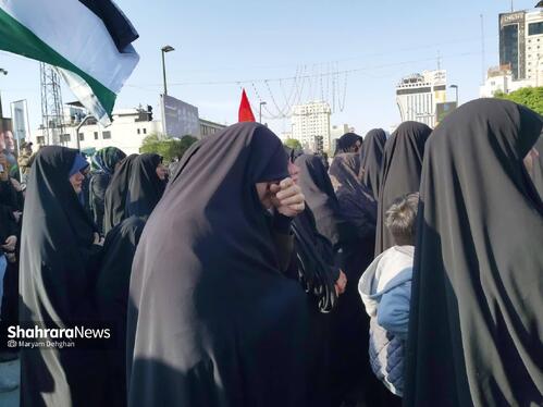 تجمع بانوان مشهدی در مراسم شهید جمهور