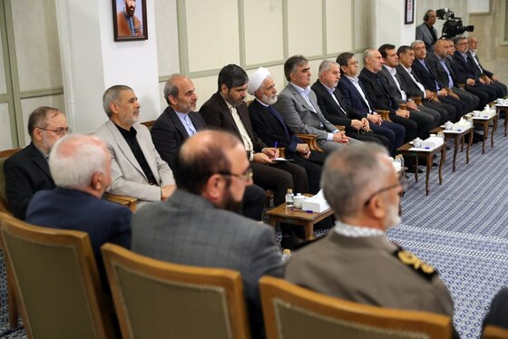 دیدار رهبر معظم انقلاب اسلامی با اعضا هیئت دولت