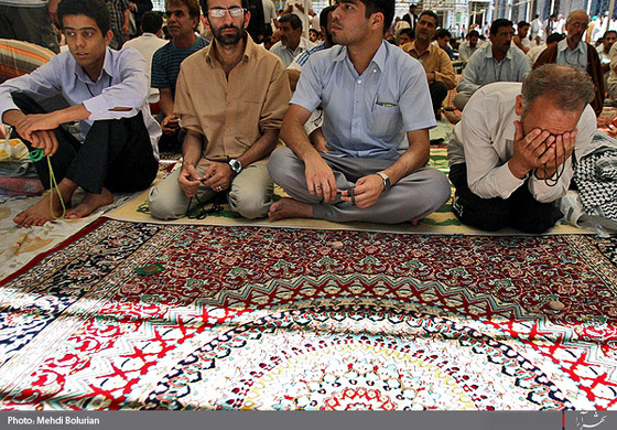 مراسم معنوي اعتكاف در حرم رضوي-2