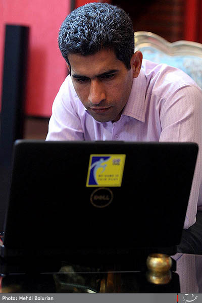 لحظاتی قبل ازفینال جام نوزدهم باخانواده کامرانی فر