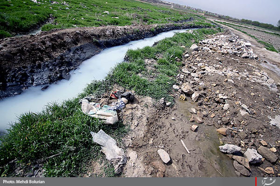 آبياري مزارع با فاضلاب در مشهد -1